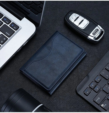 Porte-Cartes Magnétique en Cuir MagSafe